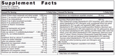 PhytoMulti 60 caps * Metagenics Supplement - Conners Clinic